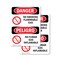 Signmission 3.5 in Width, Vinyl Decal, Rectangle, Bilingual OS-2PACK-DS-D-35-VS-1485 - alternate 1